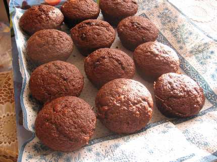 Csokis muffin recept